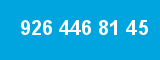 926 446 81 45 926 446 81 45